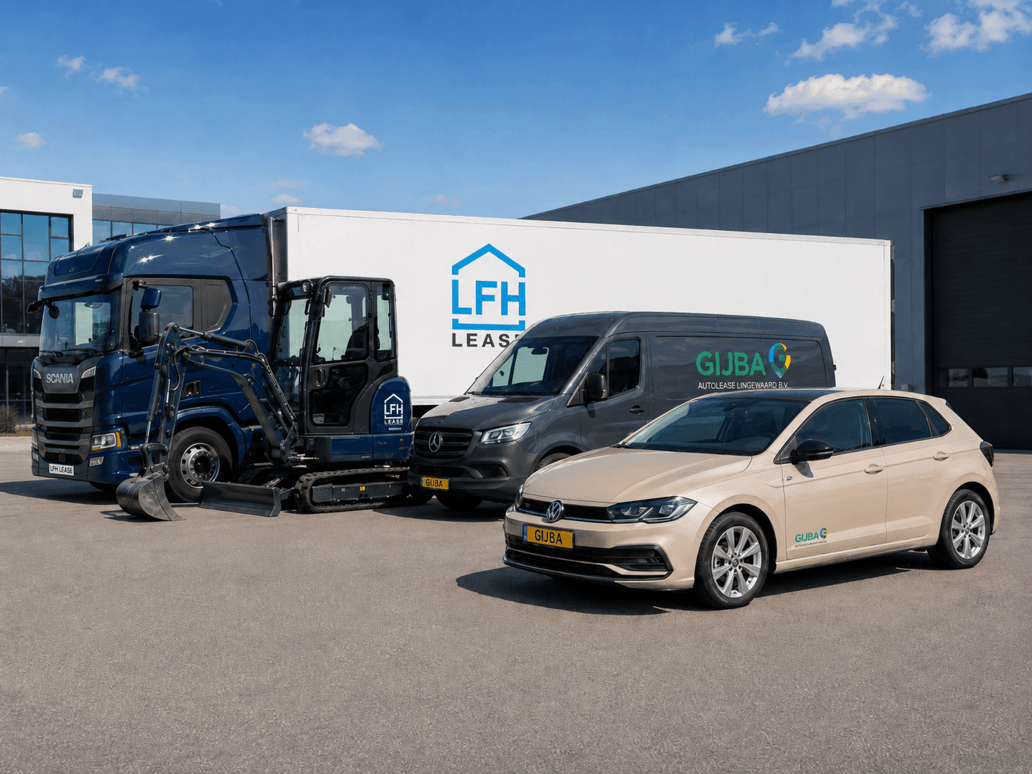 Auto of equipment leasen via LFH Lease en Gijba?