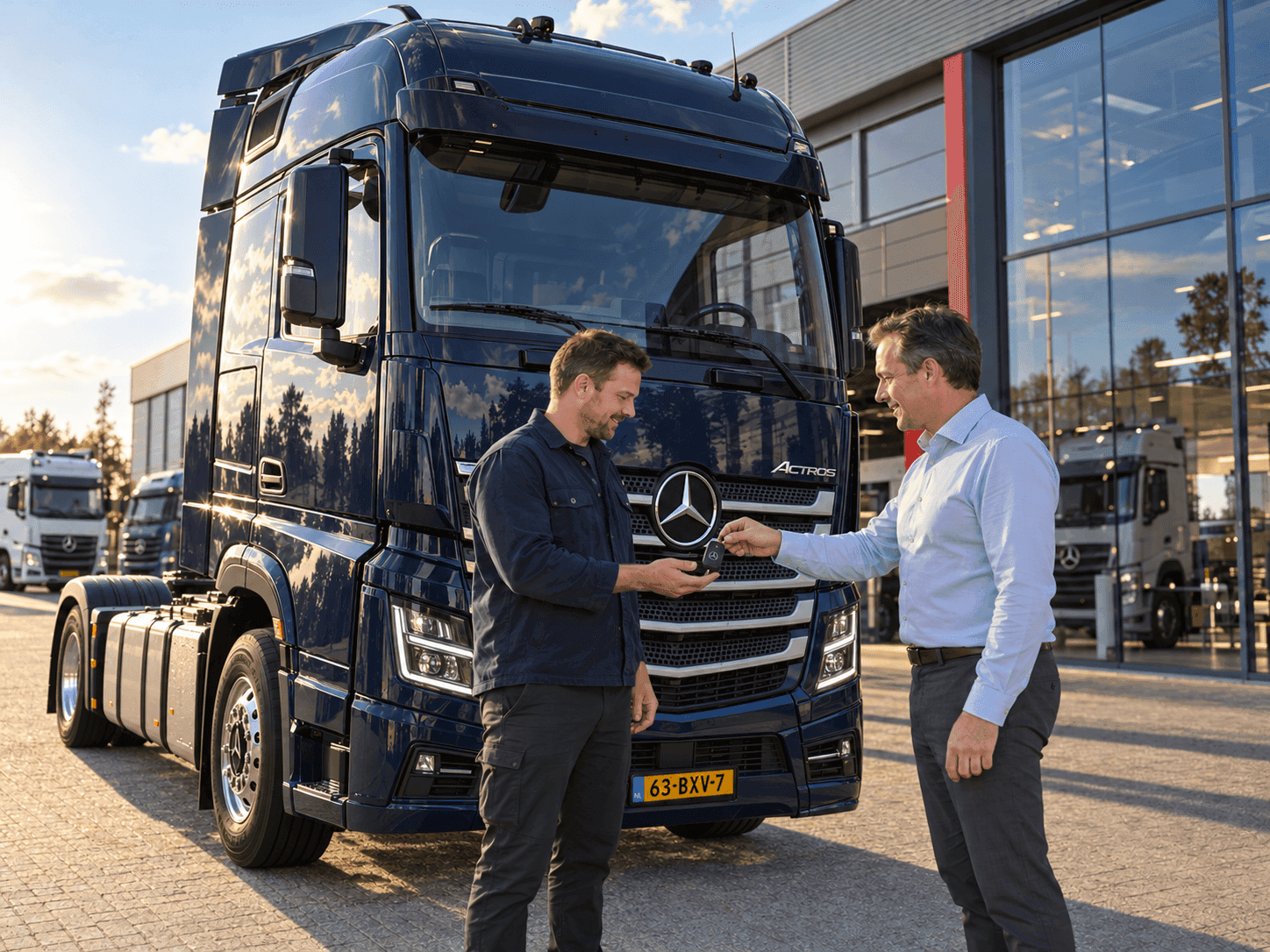 Wat kost een Mercedes-Benz vrachtwagen leasen?